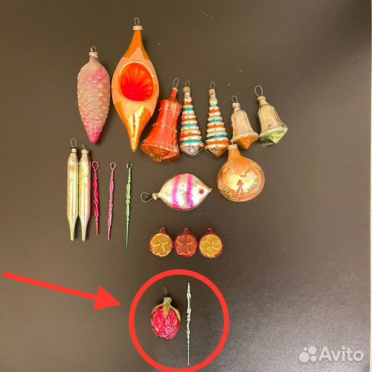 Винтажные, Елочные игрушки. Н Е Д О Р О Г О