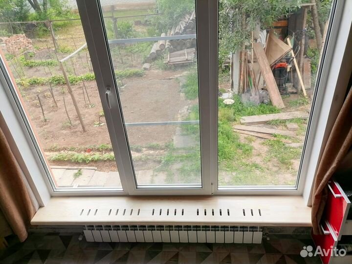 Подоконники и откосы из дерева