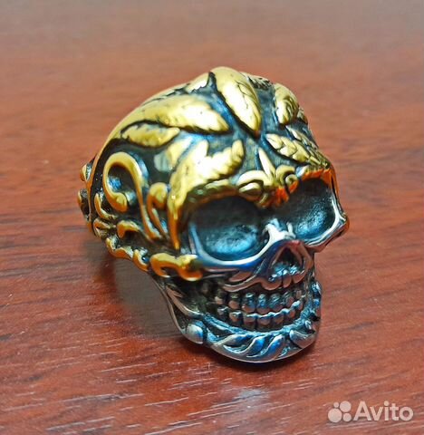 Мужской перстень Череп