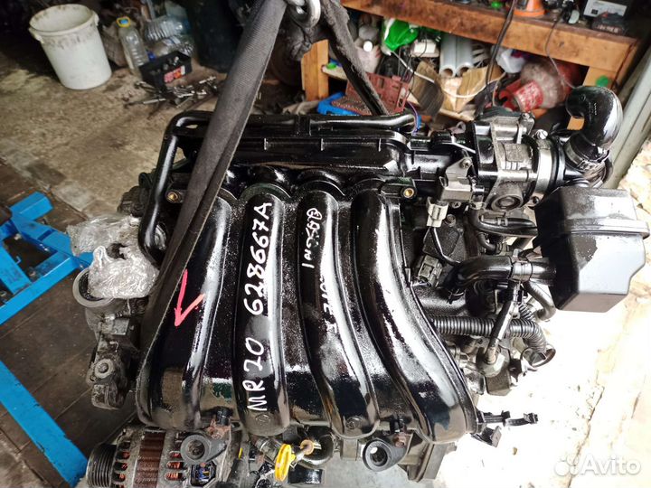 Мотор контрактный ниссан MR20