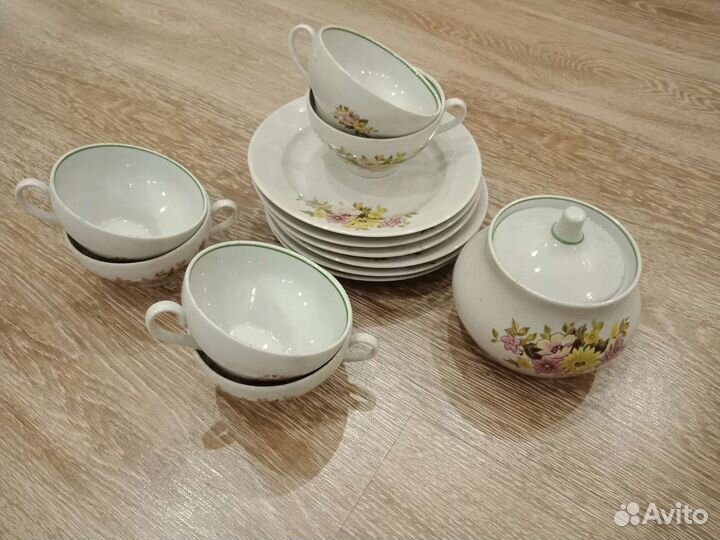 Чайный сервиз СССР Дулево