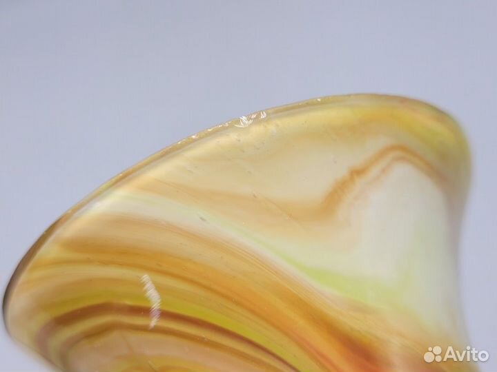 Ваза для цветов разноцветное стекло 22*8 см