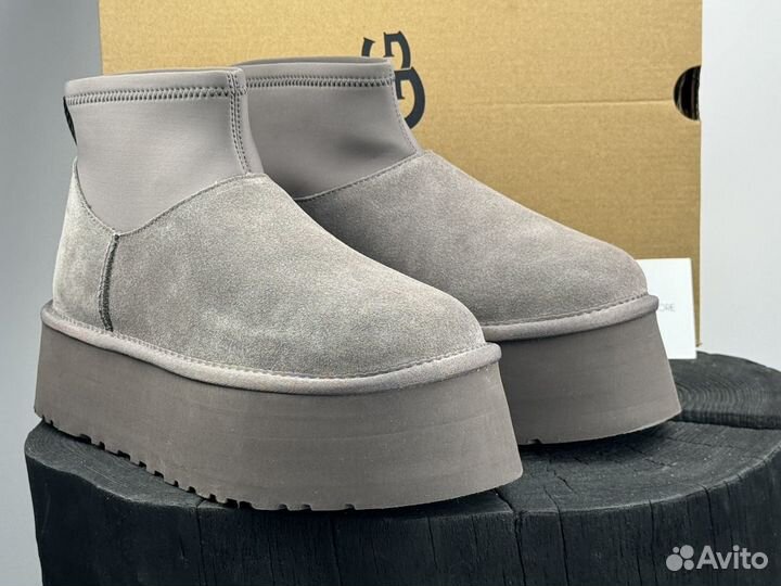 Угги UGG Dipper Mini Thundercloud серые