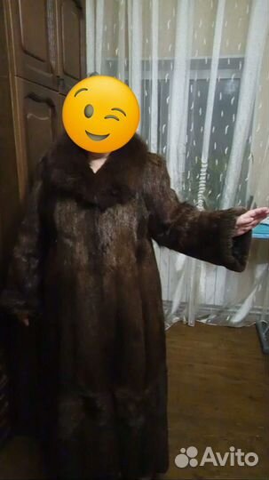 Шуба нутриевая в отличном состоянии
