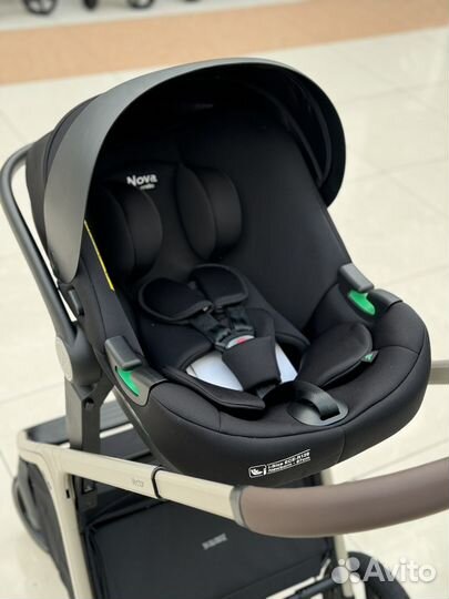 Коляска 3 в 1 carrello vector 2025 (темный беж)