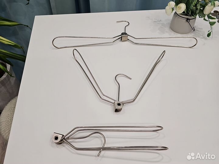 Вешалки плечики металлические складные