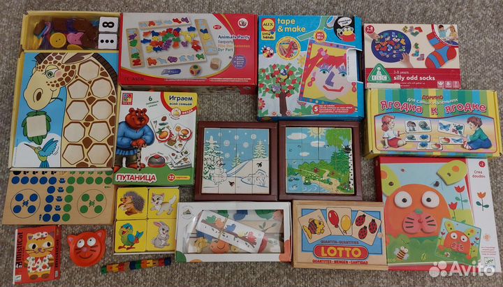 Игры от 4 лет Gogo,Gigo,ELC,Djeco,Quercetti