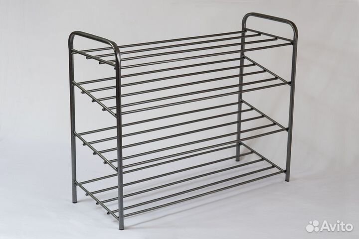 Обувница Нова 9.2 металлическая с 4 полками 90 см