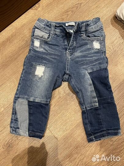 Джинсы для мальчика 80 gulliver