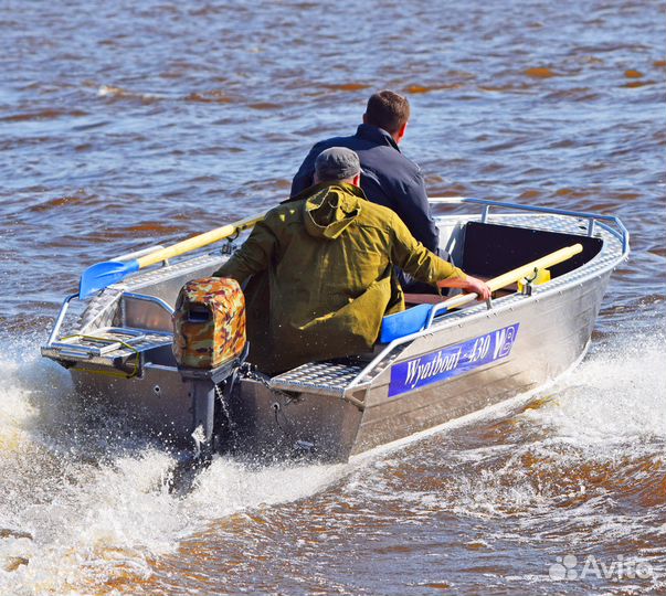 Новая алюминиевая моторная лодка Wyatboat 430М