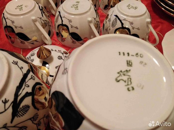 Чайный сервиз Вербилки СССР