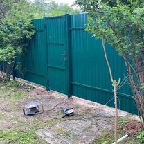 Установка заборов, калитки, ворот, Брюховецкая