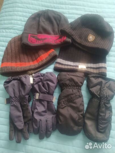 Шапки, варежки,перчатки для мальчика