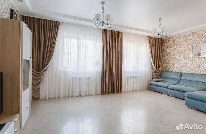 Штора из вуали молочного цвета 700х270