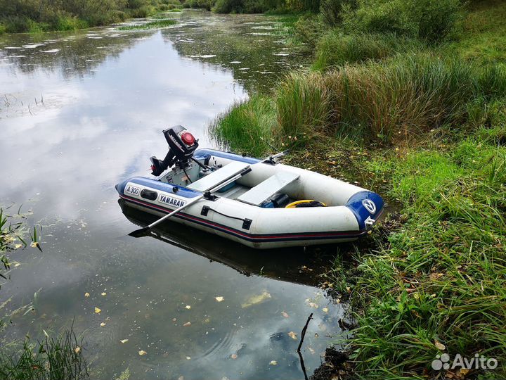 Надувная лодка с мотором