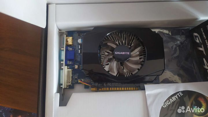 Видеокарта gv-n440d3- 1gi rev1