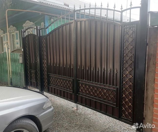 Ворота с калиткой