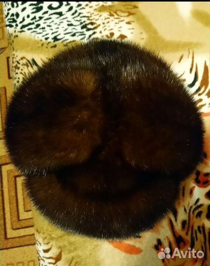 Норковая шапка мужская