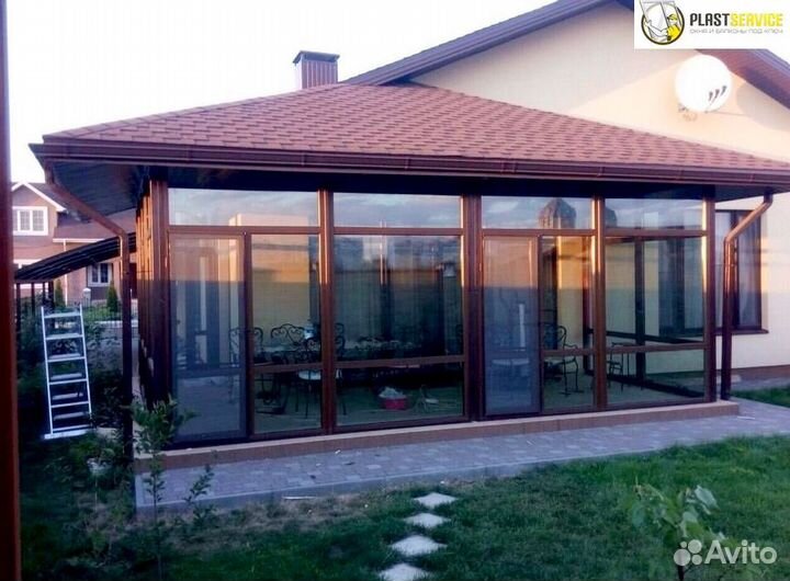 Алюминиевые окна холодный профиль, остекление