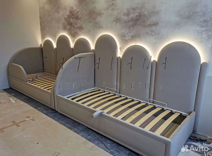 Детская кровать с мягкими бортиками/Без предоплаты