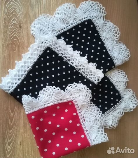 Платочки ручной работы как аксессуар