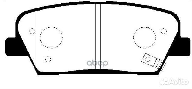 Ckkk-44 Колодки тормозные дисковые зад GK