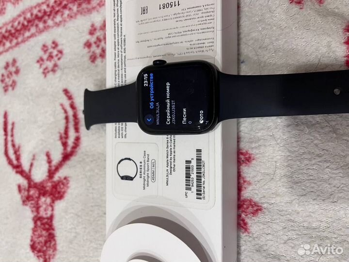 Часы apple watch 8 45mm