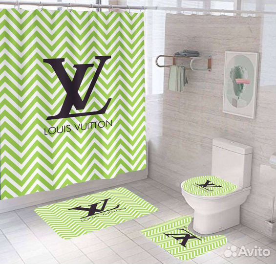 Штора для душа, коврики в туалет, коврик для ванны