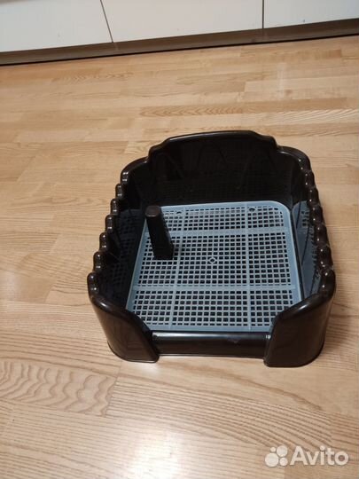 Туалет для собак мелких пород со столбиком