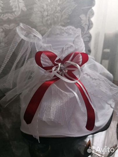 Свадебный набор на бутылки+фужеры