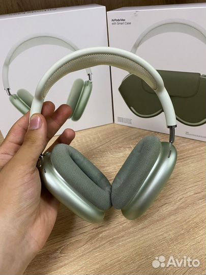 Airpods max green оригинал наушники бу