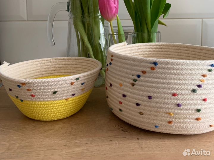 Пасхальная корзина. Интерьерная корзина