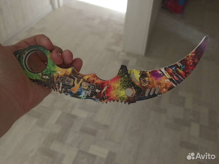 Деревянный нож керамбит