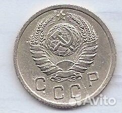 10 копеек 1940г (брак, раскол штемпеля)