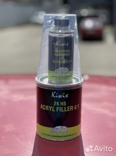 Kiwix Грунт акриловый 4:1 (0,8л+ отв.0,2л) Белый