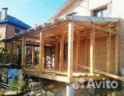 Каркасный веранда