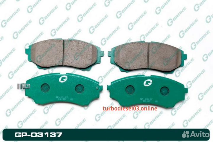 Колодки G-brake GP-03137 GP03137 G-brake