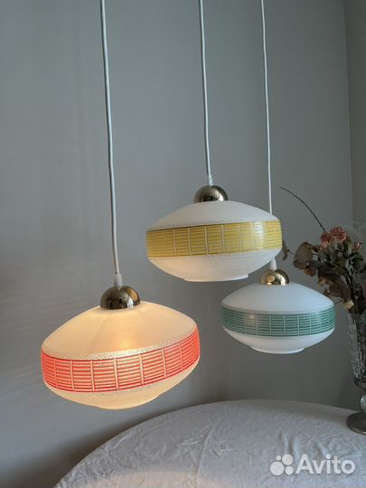 Винтажные подвесные светильники ГДР