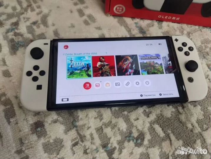 Новый прошитый Nintendo Switch Oled 128Gb