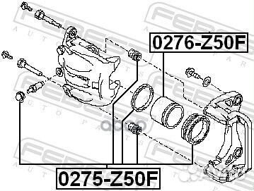 Поршень суппорта 0276-Z50F 0276Z50F Febest