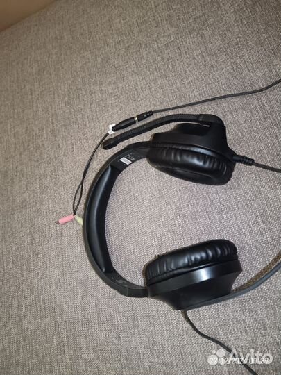 Игровые наушники с микрофоном бу