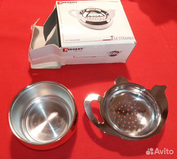 Подставка для пакетиков чая с ситечком