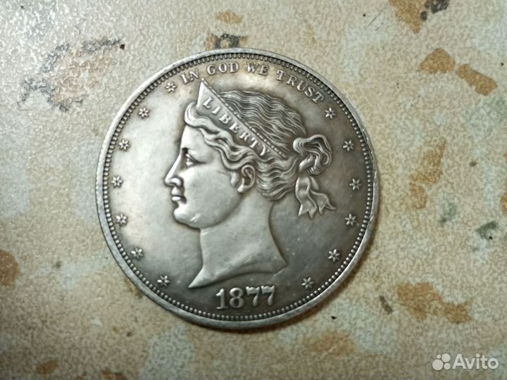 1 доллар 1877