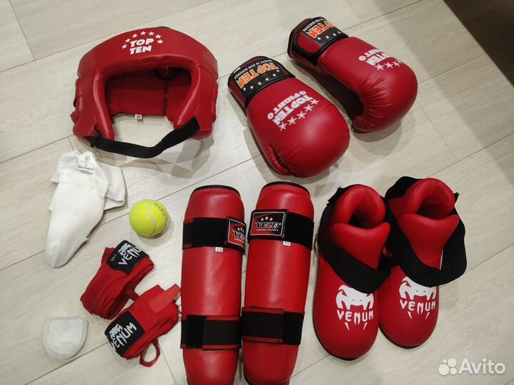 Комплект, детская форма для кикбоксинга