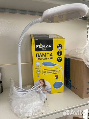 Лампа настол 16 LED 7Вт с выкл 480 Лм