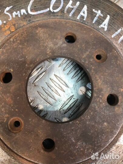 Диски тормозные передние Hyundai Sonata Iv EF 2.7