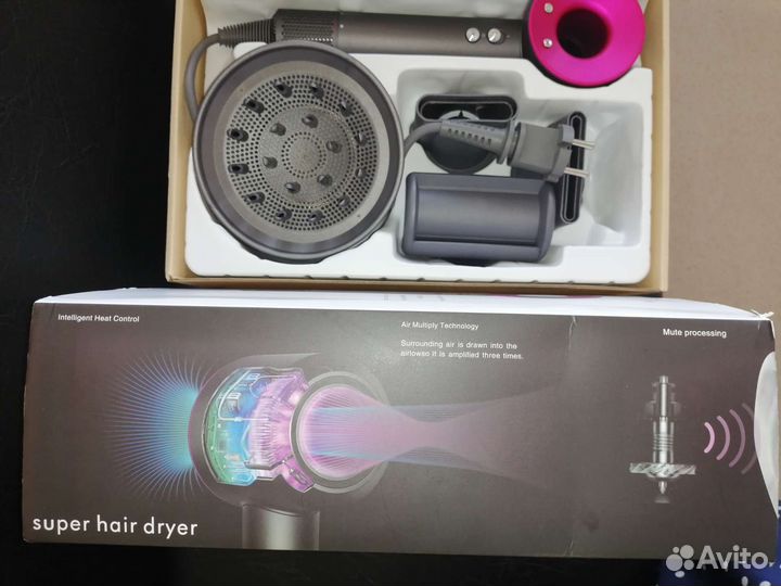 Dyson фен новый, розовый, лучший аналог