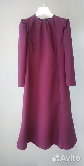 Платье бургунди