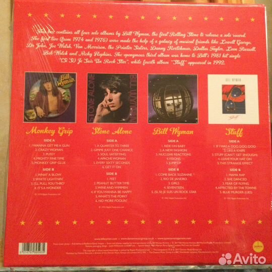 Bill Wyman-Box set solo/Ex-Rolling Stones,4Lp,new