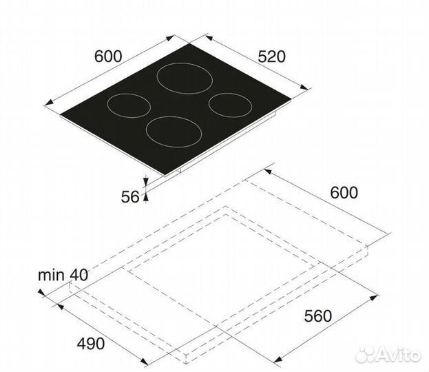 Варочная панель стекло Asko